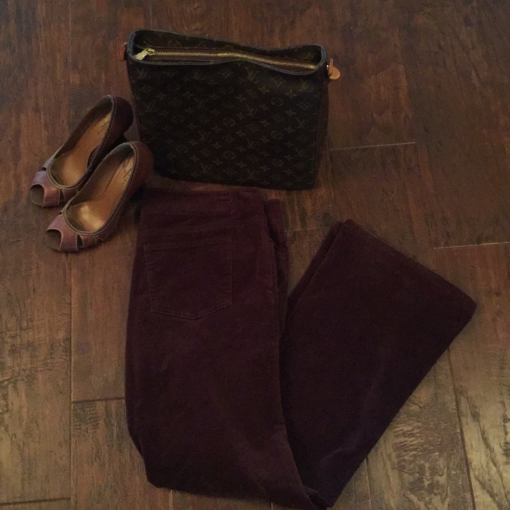 Brown corduroy pants
